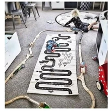 AOVOLL Хлопок Мягкие Детские играют ковры для Гостиная Спальня детская комната Домашний ковровое покрытие двери коврик детей подняться простой области ковер