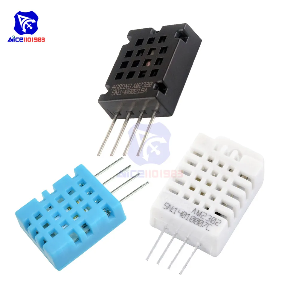 

DHT22 AM2302 DHT11 AM2320 4 Pin Digital Temperature Humidity Sensor Module Board Ultra Low Power High Precision for Arduino