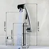 Monite LED rotate faucet water Bathroom Faucet Kitchen Swivel Faucet Hot And Cold Mixer Taps basin Sink Faucet ► Photo 2/6