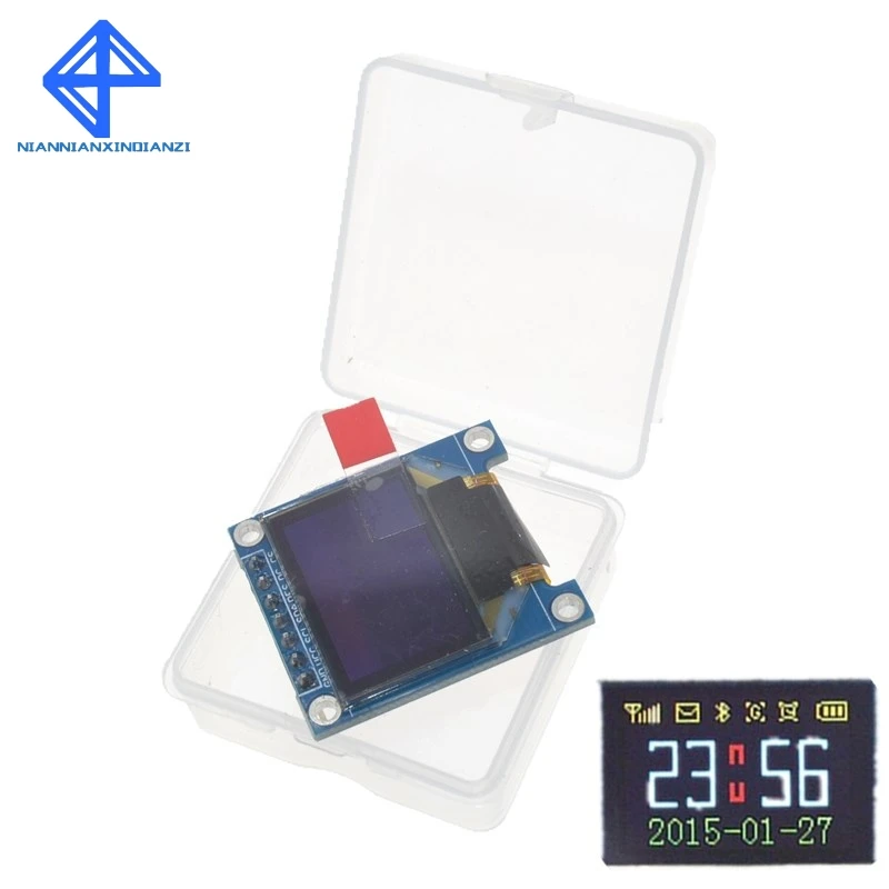 0,95 дюймов SPI полноцветный OLED дисплей DIY модуль 0,9" RGB 96x64 lcd для Arduino SSD1306 Драйвер IC Высокое качество