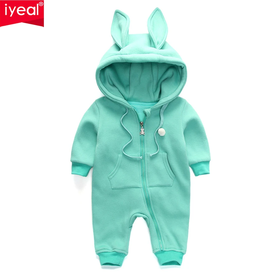 

IYEAL New Arrival 2018 Spring Autumn Baby Rompers Cute Cartoon Rabbit Infant Girl Boy Jumpsuits Kids Baby Outfits Clothes 0-18M