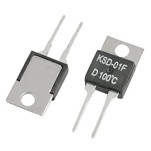5 Шт. 100C NC Контроллер Температуры КСД-01F Термостат 250В/24VDC 1.5A