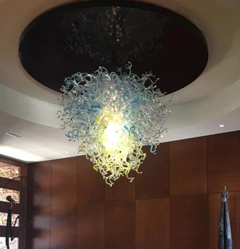 

Modern Art Blown Glass Style Chandelier for Villa Stairs Decoraton