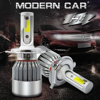 

1set *Perfect led C6 LED Headlight H1 H3 H7 H11 9005 9006 H4 LED Headlight C6