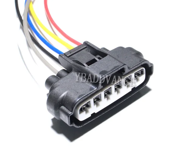 6 Way Female Pigtail Connector Adapter For Accelerator Pedal and