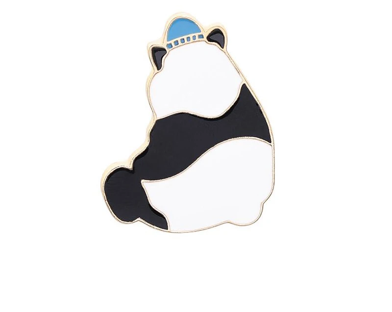 Мода мультфильм животное брошь милый креативный панда Эмаль Булавка забавная акробатика гигантский бейдж в форме панды украшения ювелирные изделия женский подарок