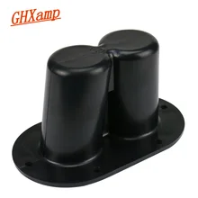 Сценический динамик GHXAMP с двойным отверстием, подставка с нижним глазом, абс пластиковый кронштейн, сиденье, утолщенные аксессуары для профессиональных сценических динамиков, 1 шт