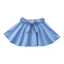 Юбки Одежда для маленьких детей юбка для девочек Джинсовая юбка принцессы Милая джинсовая юбка-пачка, 19May24