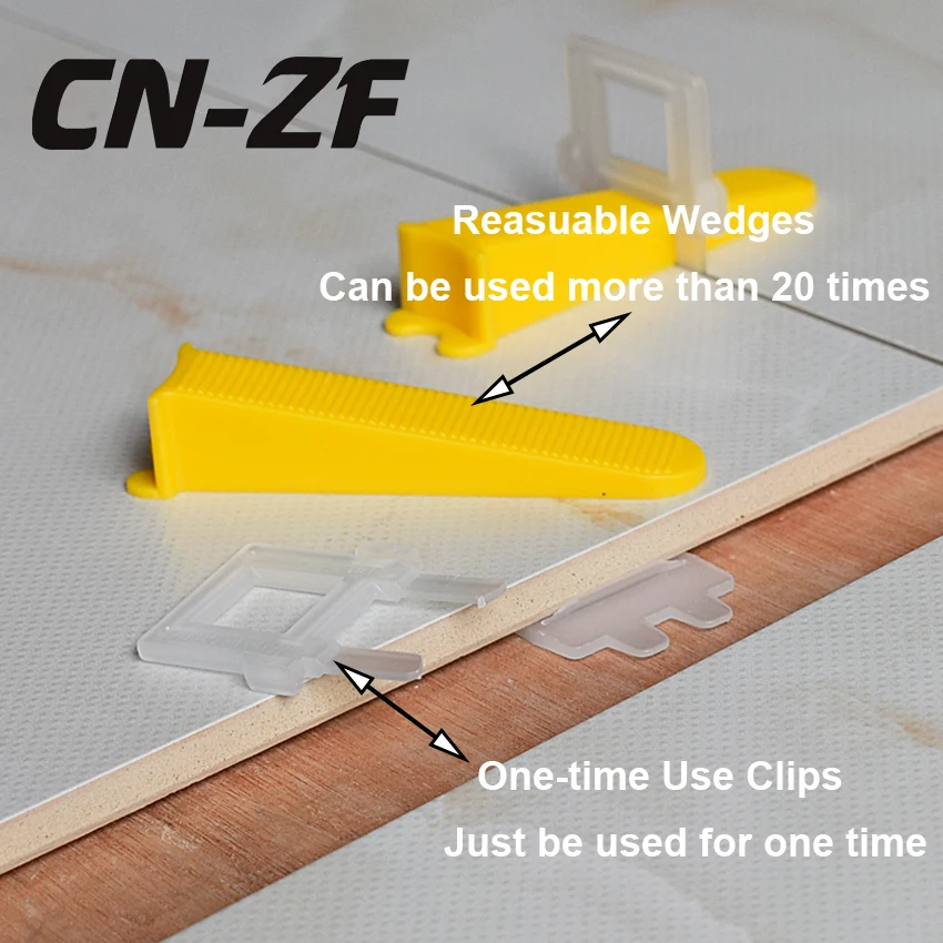 300 wedges 800 Clips 1 Pliers Plastic Floor Tools Spacers Alignment Leveler Gap Level Flat Tile Leveling System Kits For Tiles