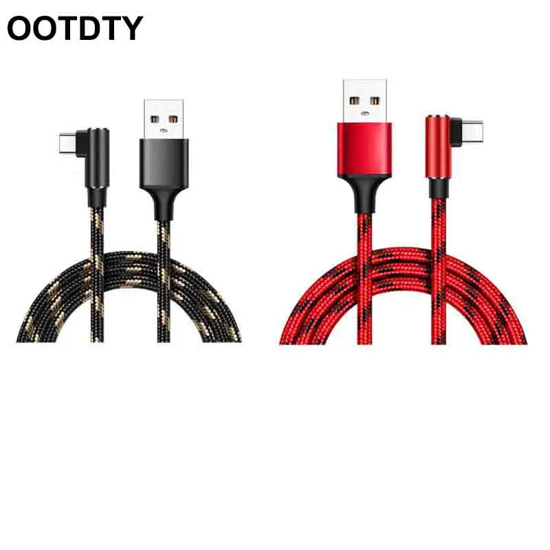 

USB 3.1 Type C 90 Degree Fast Charging Cable USB C Data Cord Charger For Samsung S10 S8 S9 Note 9 8 Xiaomi 9 mi8 mi6 Huawei P20