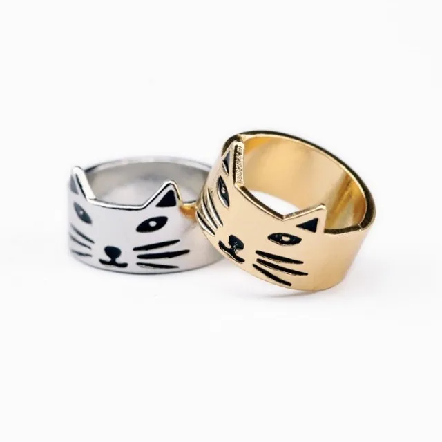 Fashion Charms Cat Rings Vintage Rings For Women Jewellerycat ring