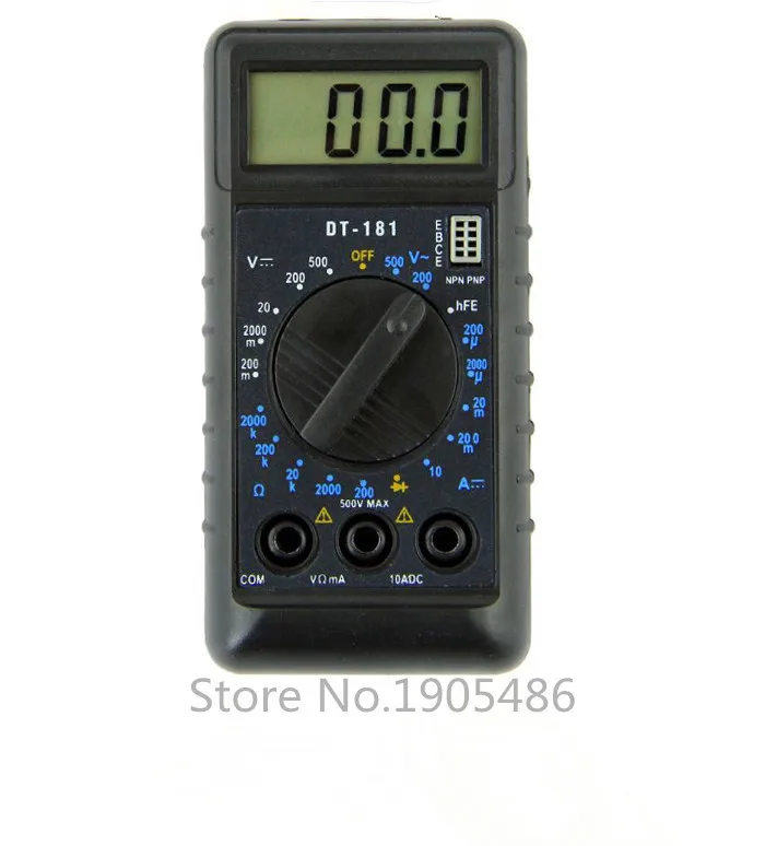 Digital multimeter DT181 convenient mini free shipping|multimeter clamp ...
