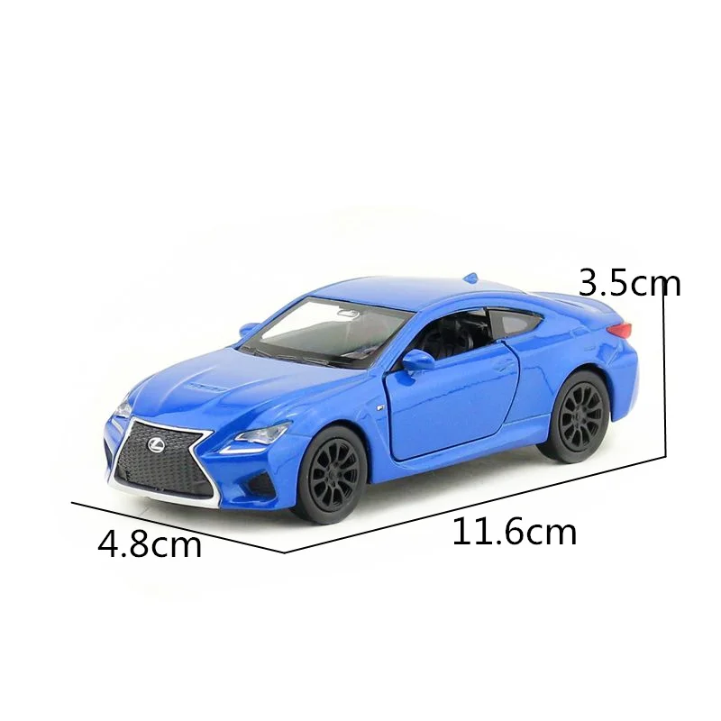 Welly литья под давлением модель/1:36 весы/Lexus RC F супер игрушечная Гоночная машина/вытяните назад образовательная Коллекция/для детского подарка