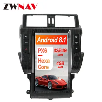 

PX6 Tesla style Android 9.0 Car GPS Navigation For TOYOTA Land Cruiser Prado 150 2014-17 headunit multimedia radio tape recorder