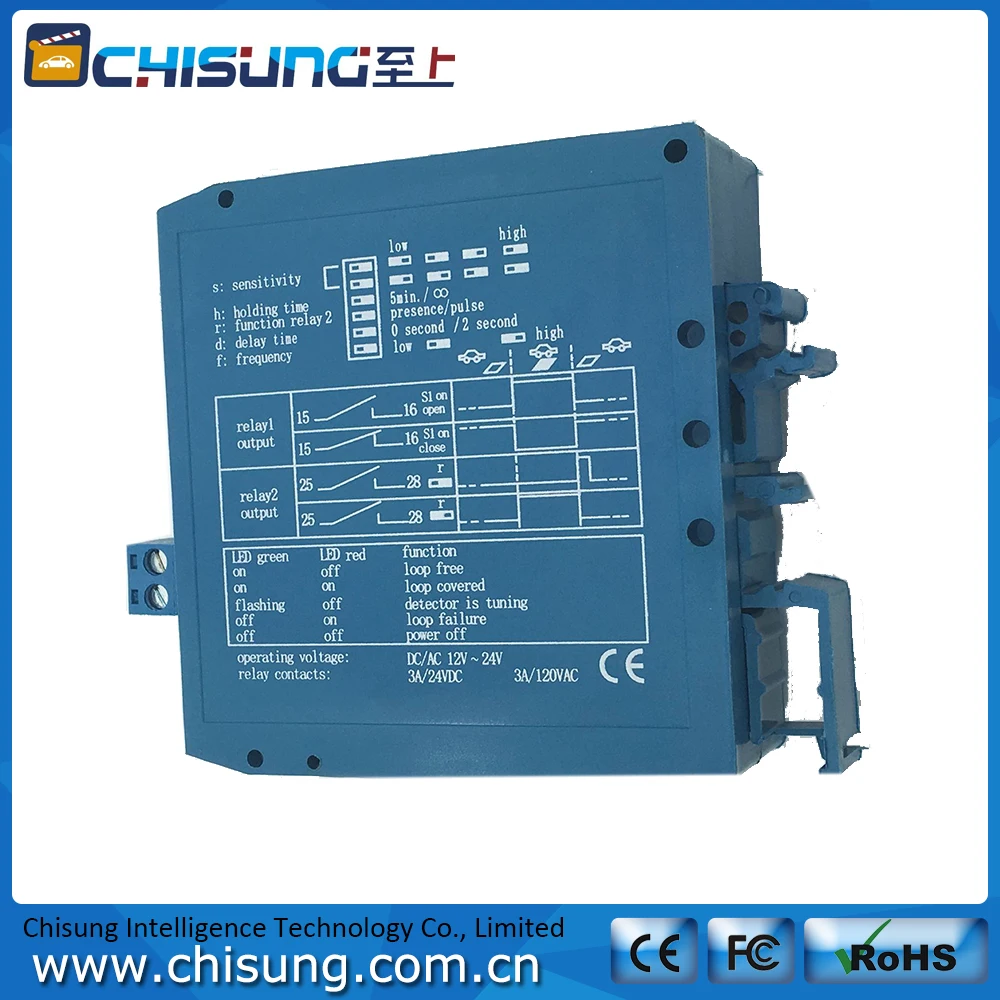 Vehicle inspection device Loop Vehicle Detector Magnetic Autocontrol M1H Signal Control Dual 12V / 24V Free shipping