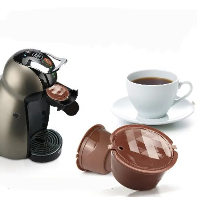 Special Offers 5Pcs/lot 8 Color Plastic Reusable Dolce Gusto Coffee Capsule Refillable Compatible Dolce Gusto Coffee Filter Baskets Capsules