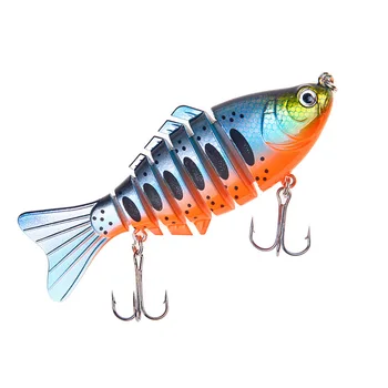 

1pcs 10cm Multicolor Fishing Lure Jointed Realistic Minnow Fish Fishing Lure Baits Artificial Hard Baits Plastic Fishing Hook