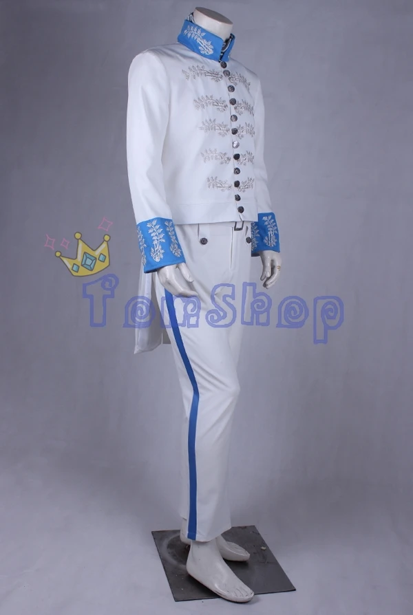 Cinderella Prince Charming Richard Madden Cosplay Costume Tuxedo Party Outfits 