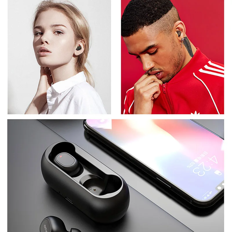 Новые беспроводные наушники в ухо стерео HiFi водонепроницаемые спортивные Bluetooth с