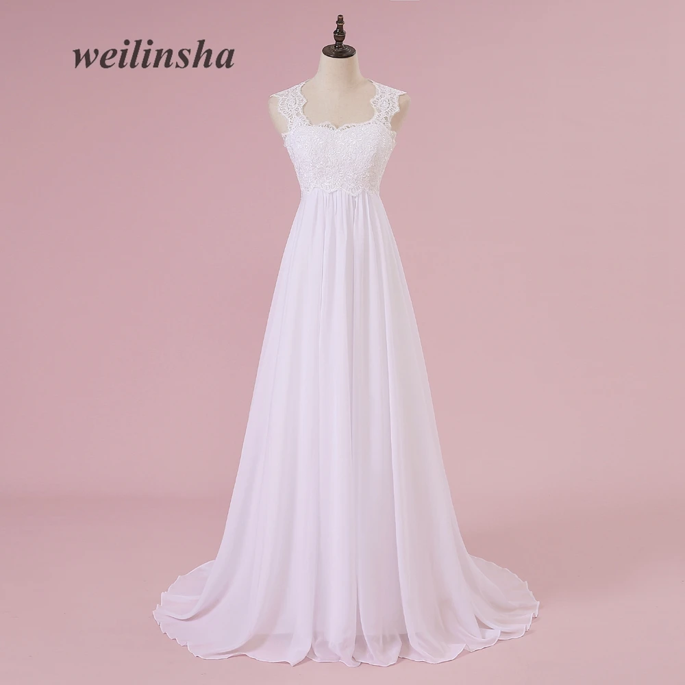 Fashion Plus Size Wedding Dresses Elegant Appliques Beaded A Line Floor Length Tulle Women Bridal Dress