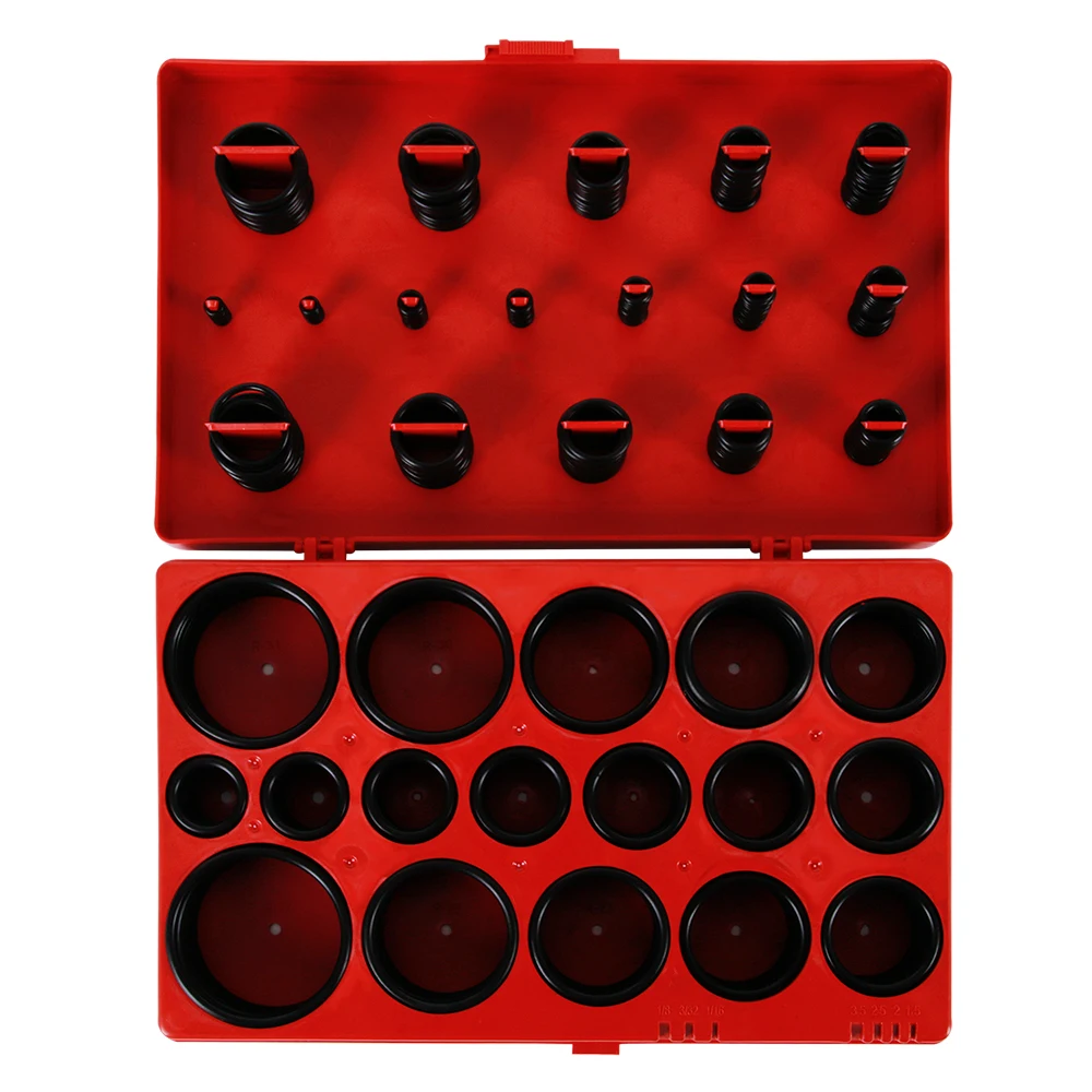 419pc Rubber O-Ring 32 Sizes Oring Seal Truck Garage Assortment Tool Kit w// Case