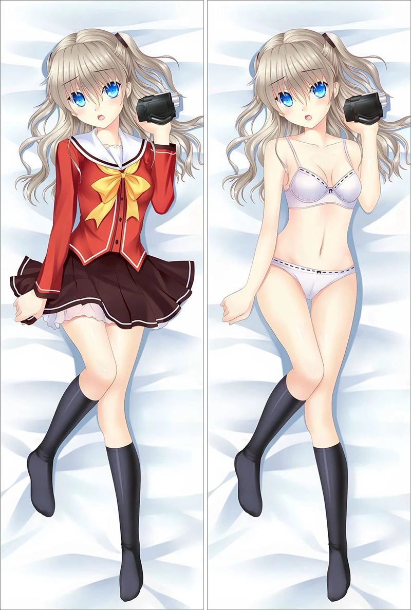 無料石坪アニメ抱き枕 L抱き枕ケースsm1572c シャーロットtomoriナオ遊佐nishimori Anime Dakimakura Hugging Pillow Casepillow Case Aliexpress