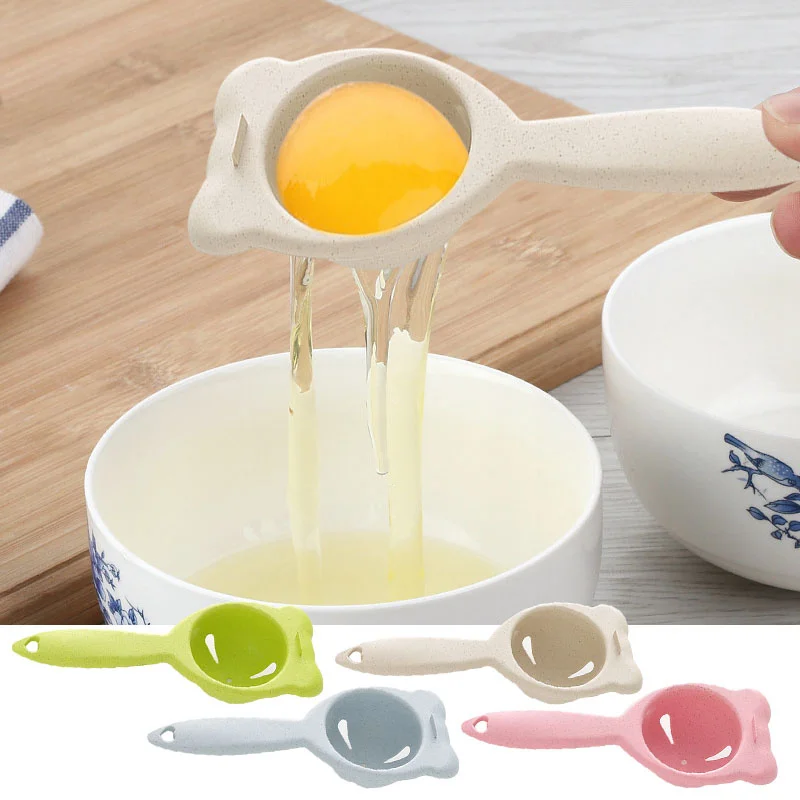Бытовой пластиковый белый яичный желток сепаратор кухонный гаджет сито инструмент сепаратор белого яйца