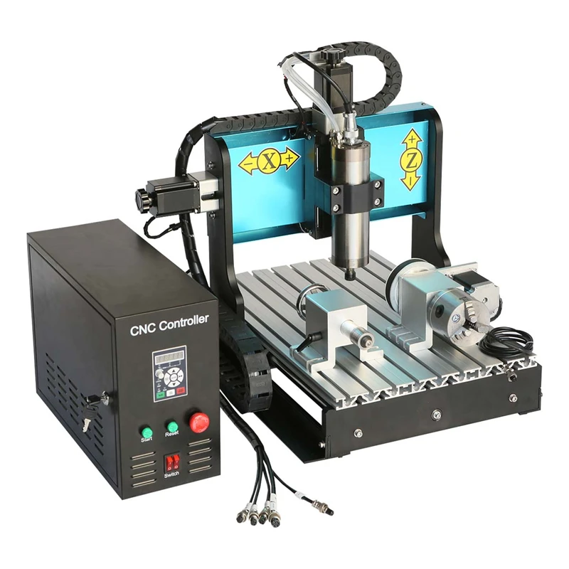 JFT Industrial Metal Engraving Machine 1500W 4 Axis Metal CNC Milling Machine with Parallel Port CNC Cutting Machine 3040