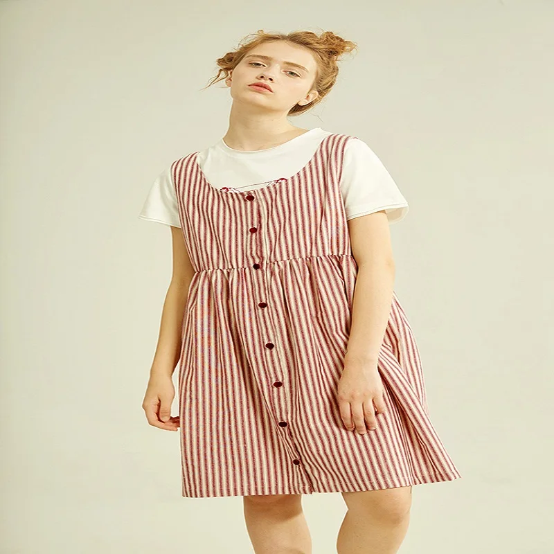 

2018 Summer Dress Women Vintage Beach O Neck Stripe Dresses Sleveless Vest Party Long Tank Dress Sundress Vestidos
