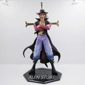 

28cm One Piece Dracule Mihawk DX Hawk Eye Ver.2 10th Anniversary PVC Action Figure Collection Model Anime Kids Gift Toy