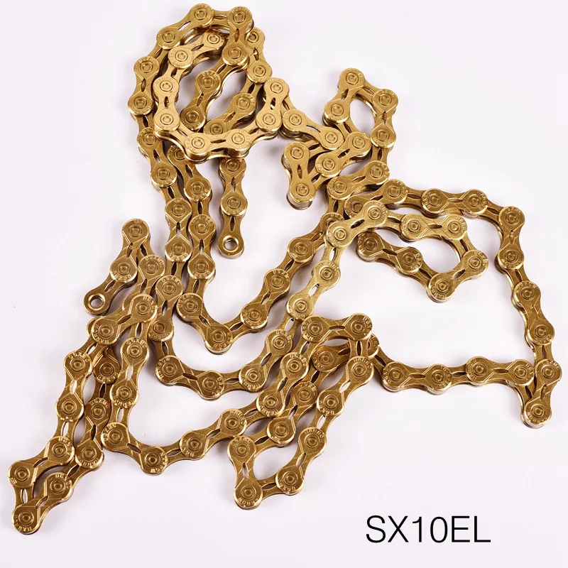 Bicycle Chain SUMC 116 Links SX10 10S 20S 30S Chains Mountain MTB 10 20 30 Speed Chain missinglink for M6000 M610 M780 Rainbow