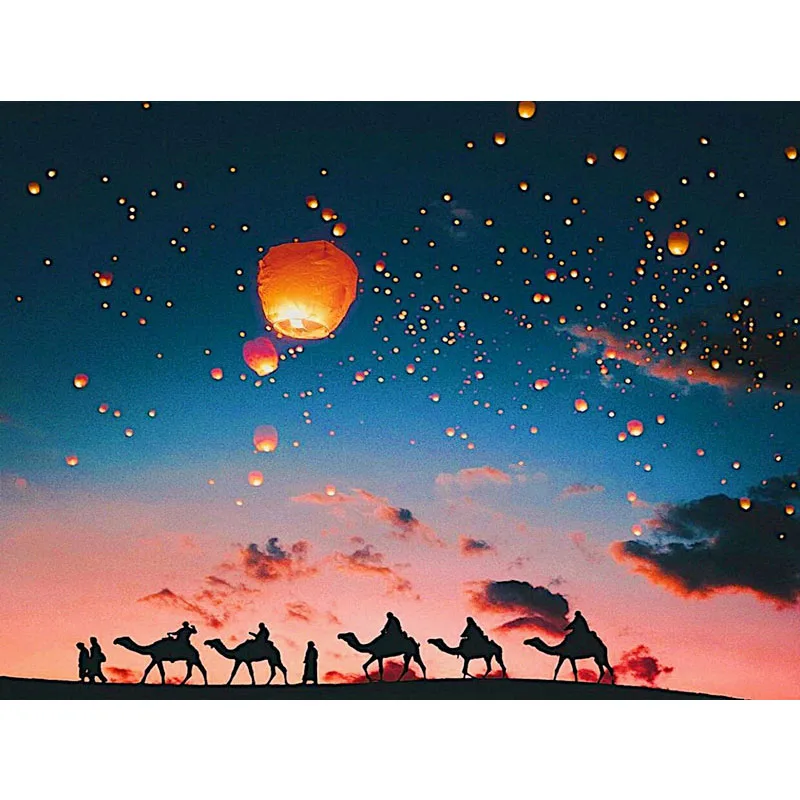 Sunset Beach Full Drill 5D Diamond Painting Embroidery Cross Stitch Home Decor
