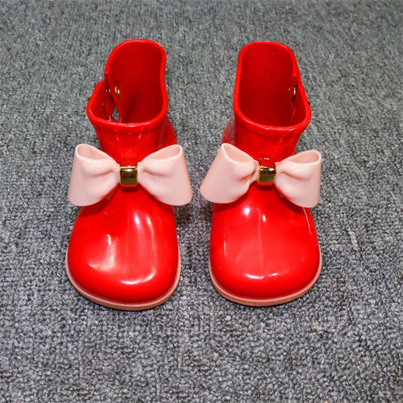 online 2018 novas botas de chuva das crianças arco não deslizamento sapatos de água botas de chuva da geléia sapatos