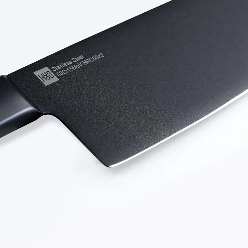 Кухонный нож Xiaomi Huohou из нержавеющей стали, ножи, набор для готовки, 7 дюймов, материал 50Cr15MoV HRC 55, семейный подарок
