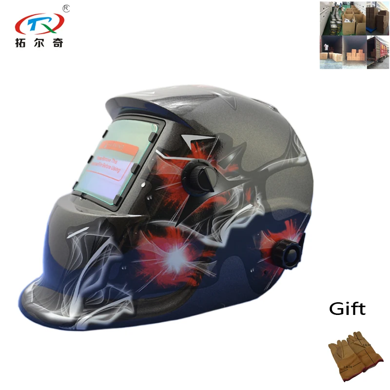 Cutting Joker Style Auto Darkening Solar Welding Helmet Mask Tig Mig Arc