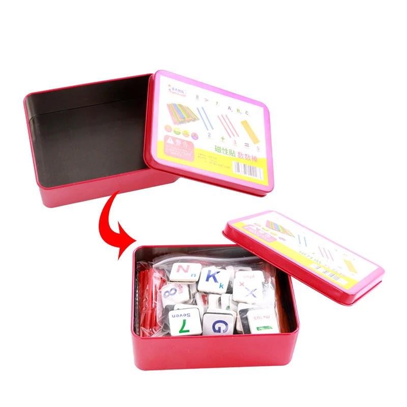 Counting Stick Magnetic Stickers Mathematics Teaching Aid Count Stick for Children Learning Mathematics Arithmetic Teaching Aids