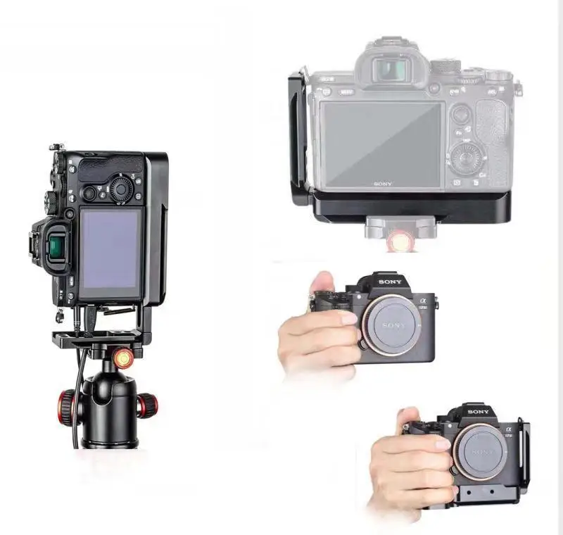 

L-Bracket for Sony A7RIII A7III A7M3 Tripod Monopod Camera Accessories Quick Release Plate for Sony A73 A7R3 Tripod Monopods