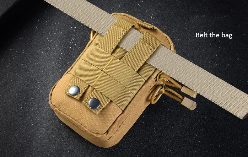 2017 Upgrade MOLLE Mini  Shoulder Men Nylon Waist Tactical Bag Tactical Waist Belt Military Sports Molle Bag Case for Phone (13)