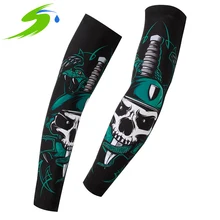 Running Cycling Arm Warmers Bicycle Compression Arm Sleeves Sun UV Protection Basketball Sports Bike Cycling Armwarmers Sb028