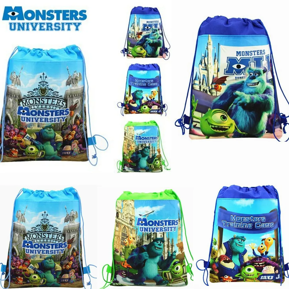 24 шт с днем рождения Дети Монстры университет Мультфильм Drawstring Подарочная сумка