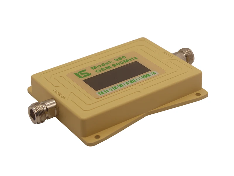 Display GSM980 GSM Mobile phone 2G Signal Booster GSM Signal Amplifier 900mhz Repeater with 5v Power Adapter Yellow