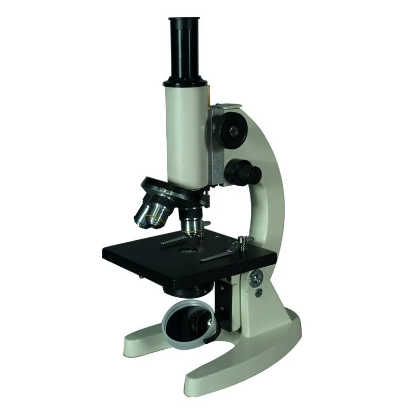 

30x-945x Simple and Compact Educational Student Microscope with Reflecting Mirror 110x120mm Plain Stage with Paired Clips