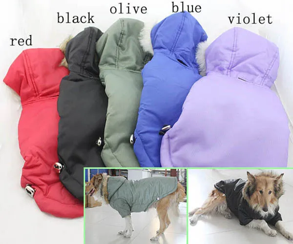 2015 new large dog fashion coats apparel big dogs autumn winter warm jackets clothing pet sweaters pets supplies 1pcs XS-XL