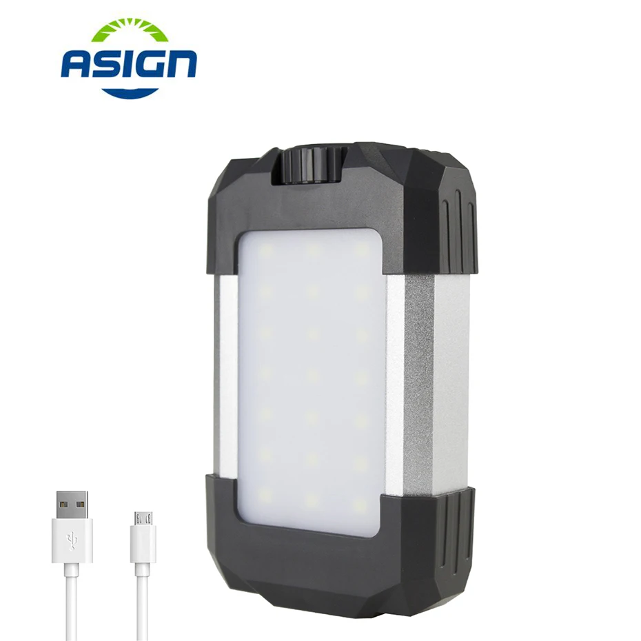 

Multi-function LED Camping Light Power Bank Flashlight USB Rechargeable Tent Light Outdoor Portable Hanging Lamp Waterproof