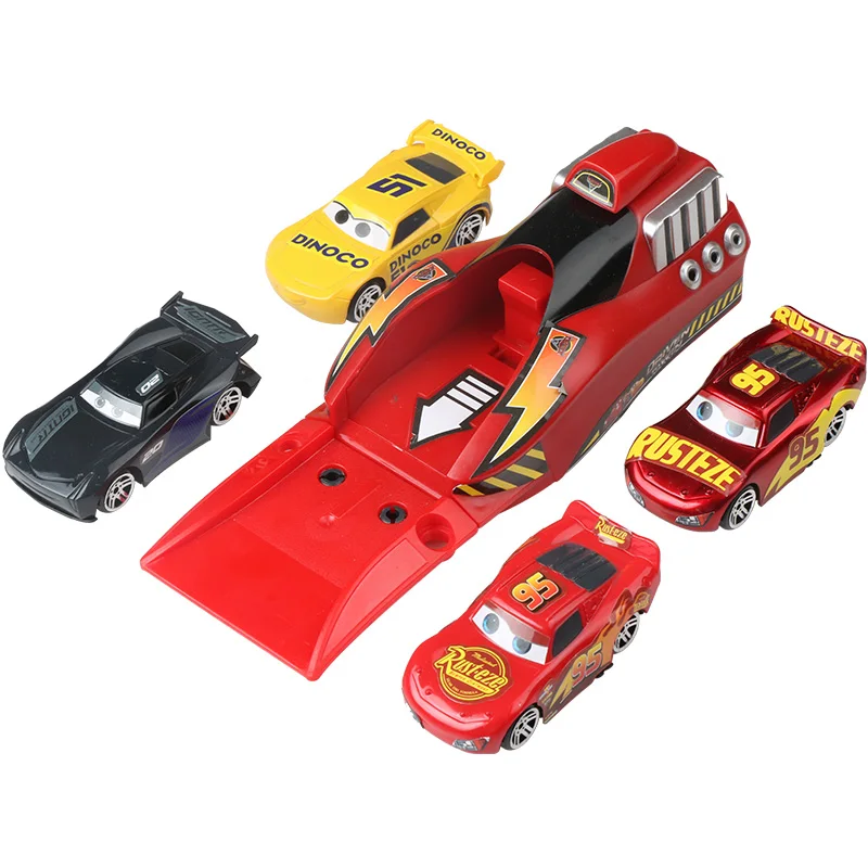 

5Pcs/set Disney Pixar Cars 3 Lightning McQueen 1:55 Diecasts Toy Vehicle Plastic Model Cars Christmas Gift Toys For Children Kid