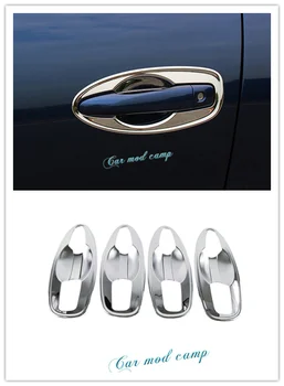 

For Renault Kadjar 2015 2016 2017 ABS Chrome Exterior Door Handle Bowl Frame Cover Trims 8pcs Car Styling Accessories