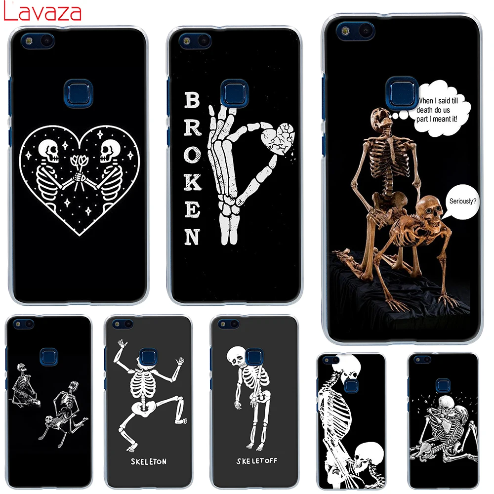 

Lavaza T62 Skeletoff skeleton after life Hard Case for Huawei P20 P10 P8 P9 Lite Plus 2016 2017 P20 Pro P smart 2019 Cover