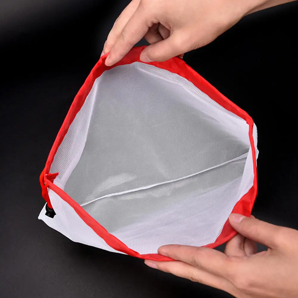 

Supermarket Mesh Cloth Bundle Pocket Green Fruit And Vegetable Mesh Storage Bag Polyester Stitching Beam Pocket