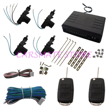 

Car Central Remote Door Locking System Suitable for DC 12V Cars with 2 Flip Key Remote Transmitters for All 12V Cars Carsmate