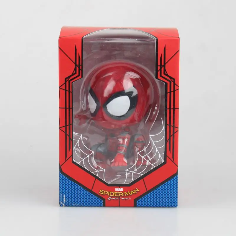  Bobble Head Spiderman Spider Man Hero PVC Action Figure Collection Model Doll Toy Gifts  (13)
